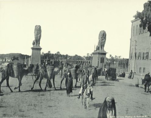 Qasr Al-Nil Bridge near Tahrir Square 1880-1890s